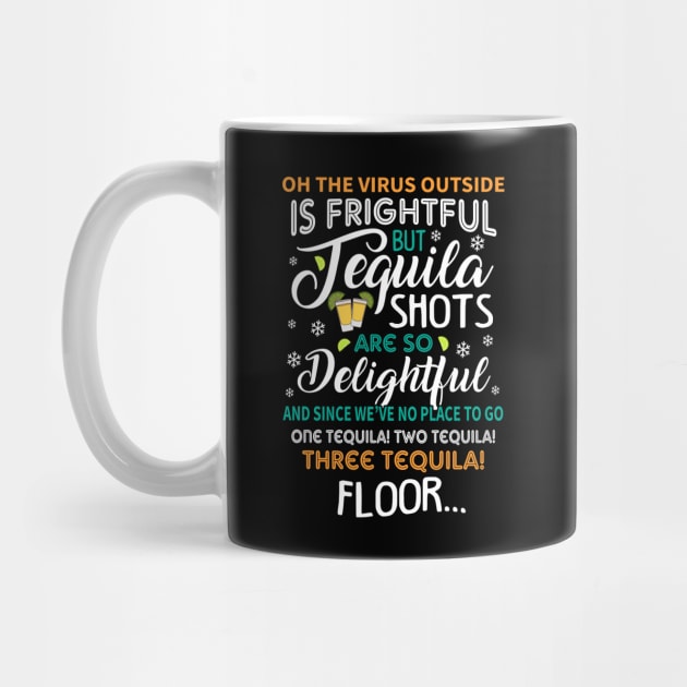 Tequila Shots Ugly Christmas Sweater by KsuAnn